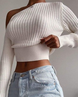 White one sleeve top